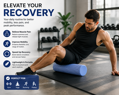 Yoga Foam Roller – EVA Muscle Recovery Roller