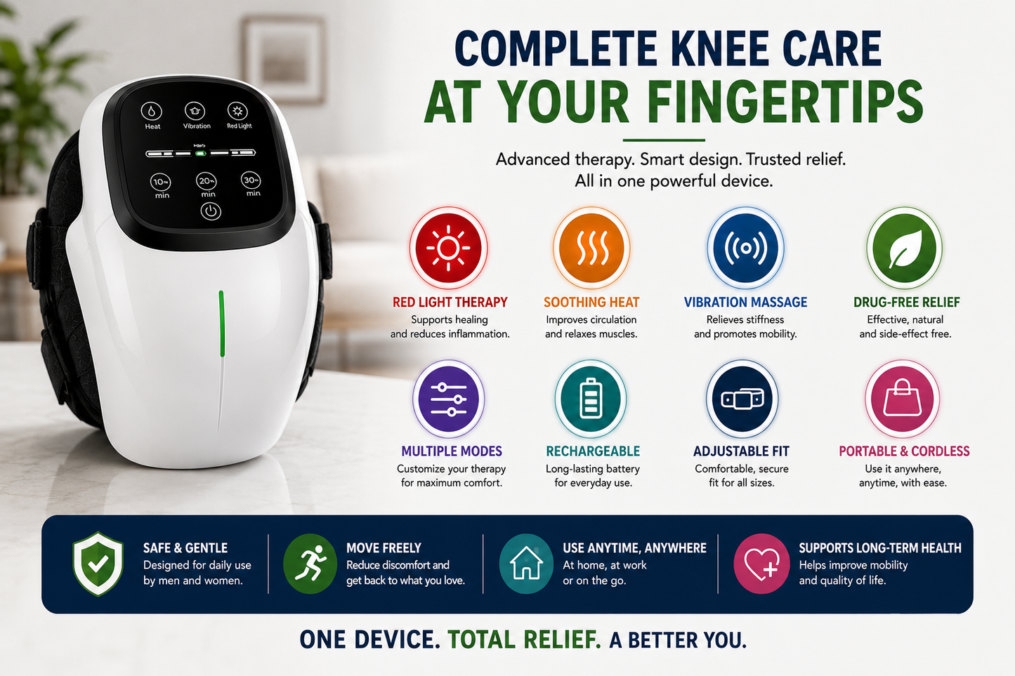 Jeankise Red Light Massager for Joint