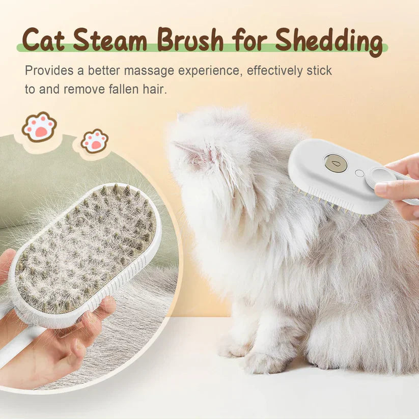 3-in-1 Steamy Pet Brush