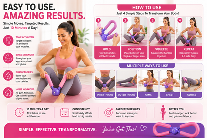 Thigh Master – Inner Thigh & Arm Toning Trainer