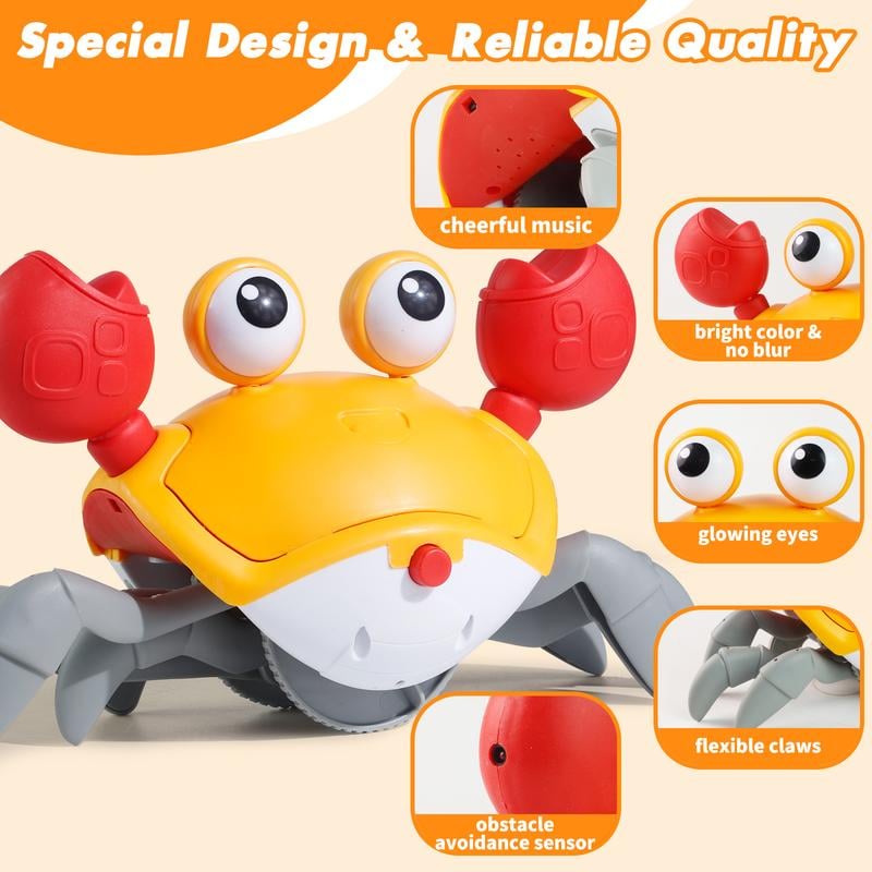 Jeankise™ Interactive Crawling Crab