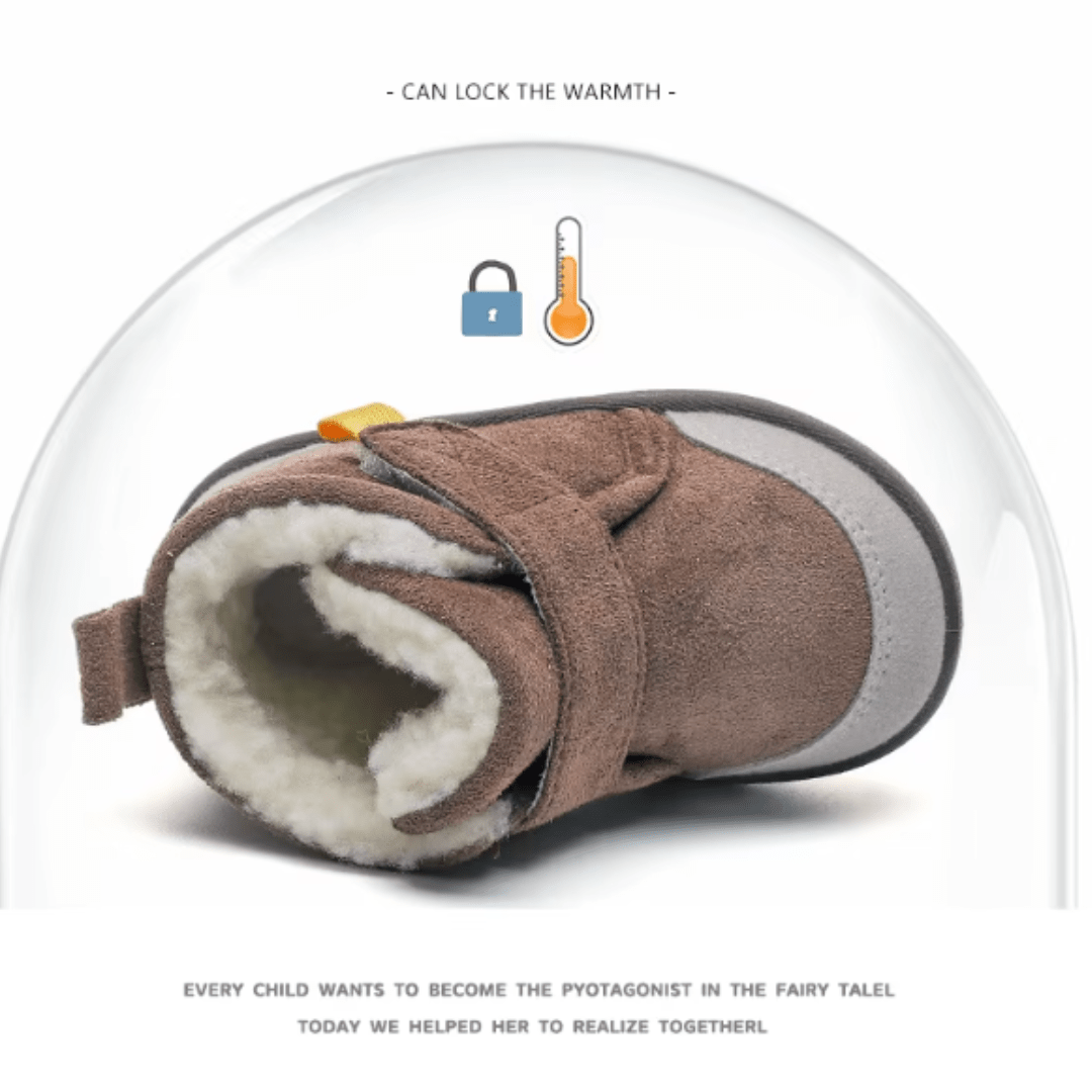 Jeankise™ Infant Winter Boots – Plush and Soft Sole Baby Snow Shoes
