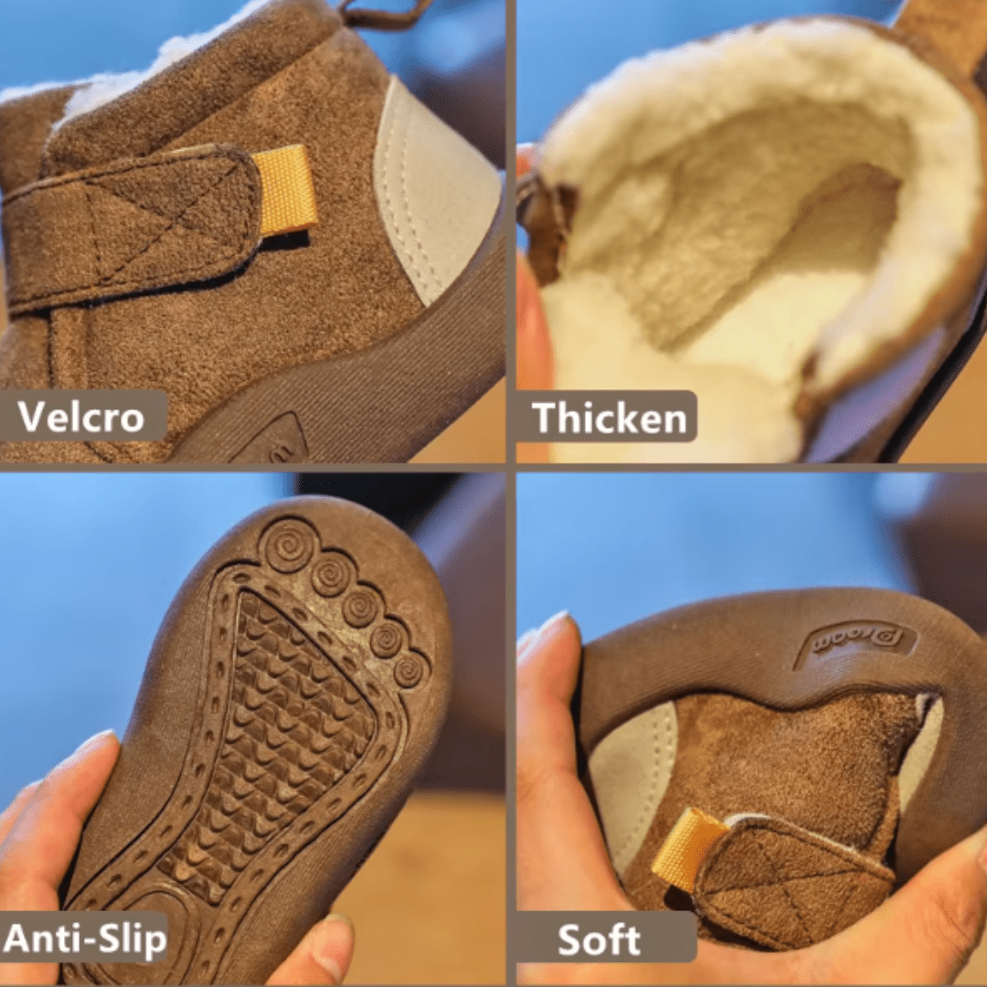Jeankise™ Infant Winter Boots – Plush and Soft Sole Baby Snow Shoes